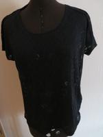 H&M Damen T-Shirt, Top, Shirt, Kurzarm, schwarz, Größe XS Bayern - Küps Vorschau