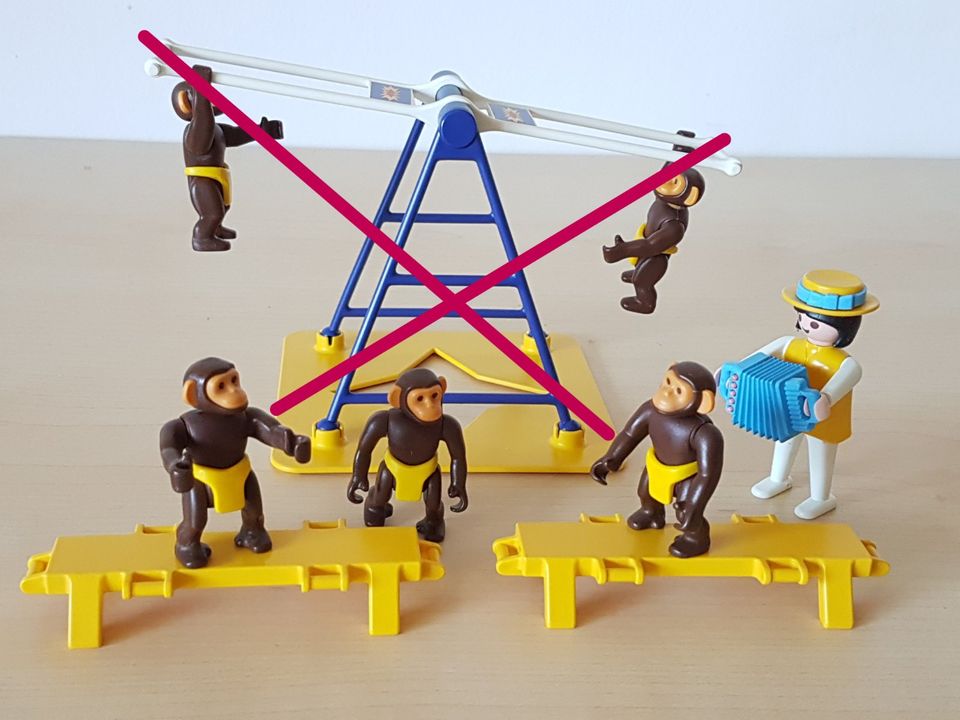 PLAYMOBIL 3726-A Schimpansen-Revue Affenschaukel Ersatz in Lichtenfels