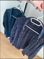 Bundle: Two Uniqlo Plaid Shirts - Blue/Green & Dark Blue/Purple, Altona - Hamburg Rissen Vorschau
