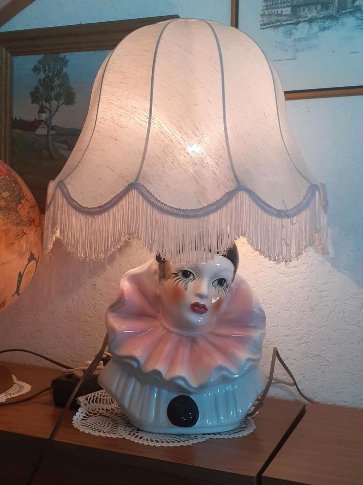 Stehlampe, Vintage, Clown, klein,Licht in Geislingen