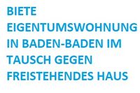 SUCHEN FREISTEHENDES HAUS- BIETEN IM TAUSCH ZENTRALE STADTWOHNUNG Baden-Württemberg - Baden-Baden Vorschau