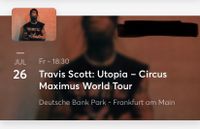 2x Travis Scott Stehplatz Tickets Frankfurt 26.07 Nordrhein-Westfalen - Mönchengladbach Vorschau