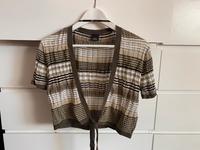 Wie neu s.Oliver Strickjacke fein dünn grün gestreift Bolero kurz Hessen - Stadtallendorf Vorschau