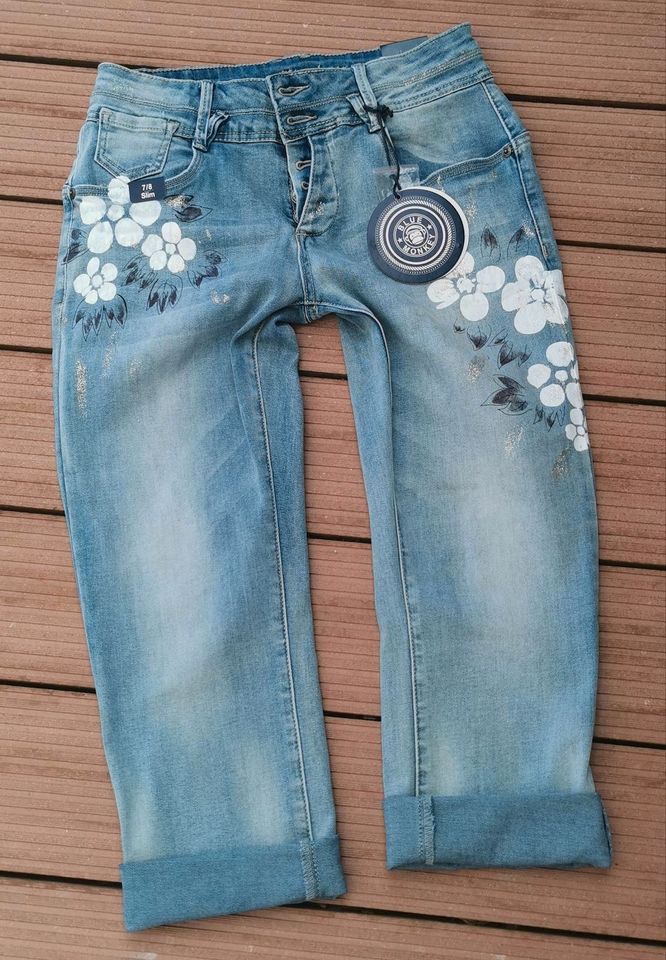 7/8 Jeans von BLUE MONKEY, Gr. 29, NAGELNEU mit Etikett in Nordheim