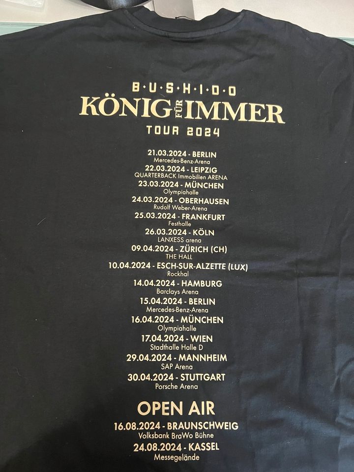 Bushido Tour Shirt König für Immer in Namborn