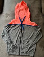 graue Sportjacke mit neon Kapuze Thüringen - Weimar Vorschau