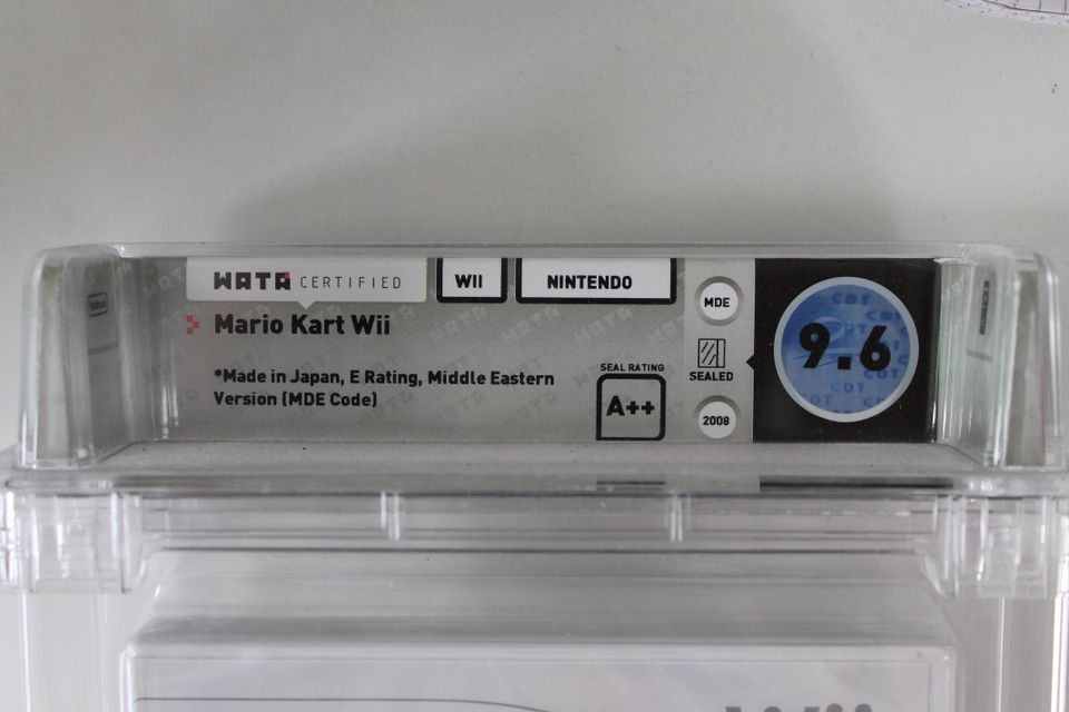 Mario Kart Wii WATA 9.6 A++ Made in Japan Middle Eastern Version in Siegen