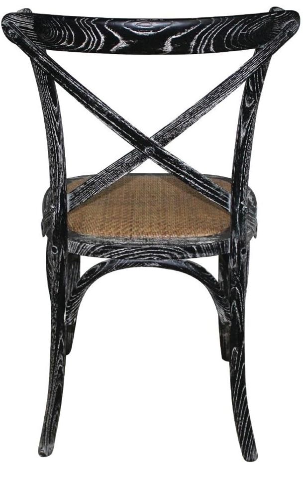 NEU, Vintage BOLERO Holzstühle mit Rückenlehne und Rattan (2 St.) in Alsdorf