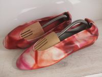 Damen Schuhe Ballerinas Loafers ARCHE Gr 40 rot gemustert Leder Duisburg - Rheinhausen Vorschau