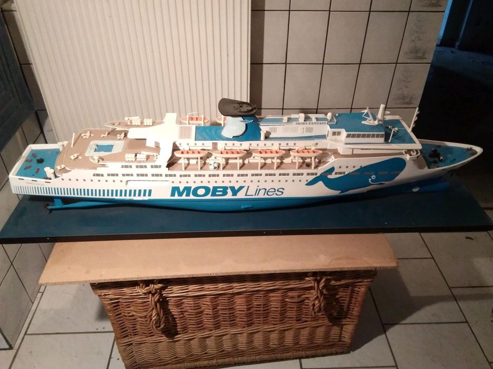 Schiffsmodell Moby Lines in Auma