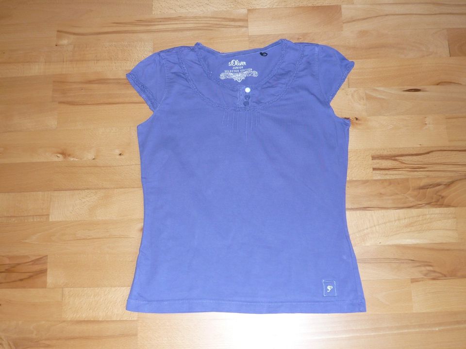 T-Shirt * Rüschen-Shirt ~ S. OLIVER ~ Gr. M/152 ~ lila ~ TOP! in Hessen -  Schaafheim | eBay Kleinanzeigen ist jetzt Kleinanzeigen