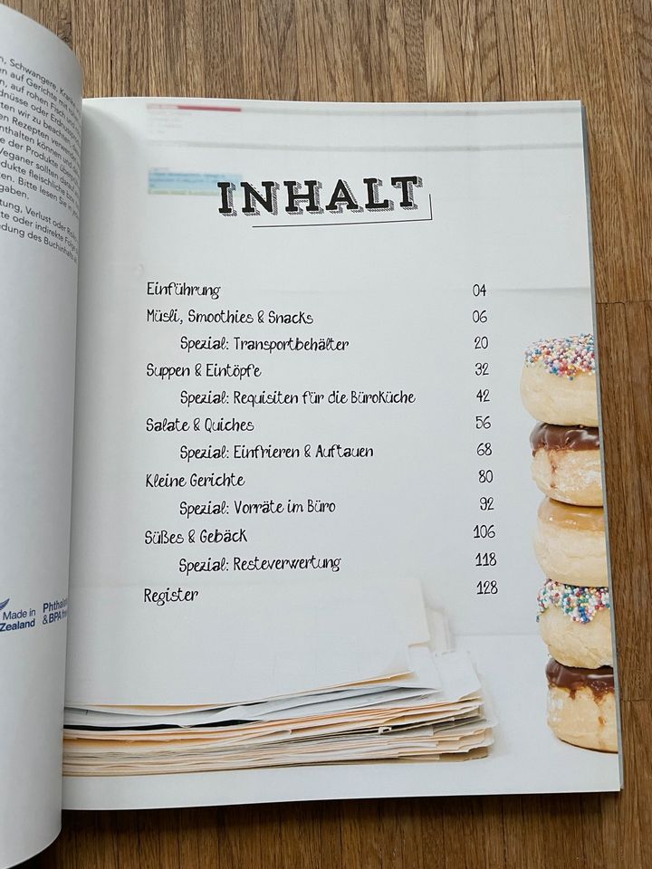 Kochbuch „Office Food“ Gerichte Snacks gesunde Rezepte NEU in Dresden