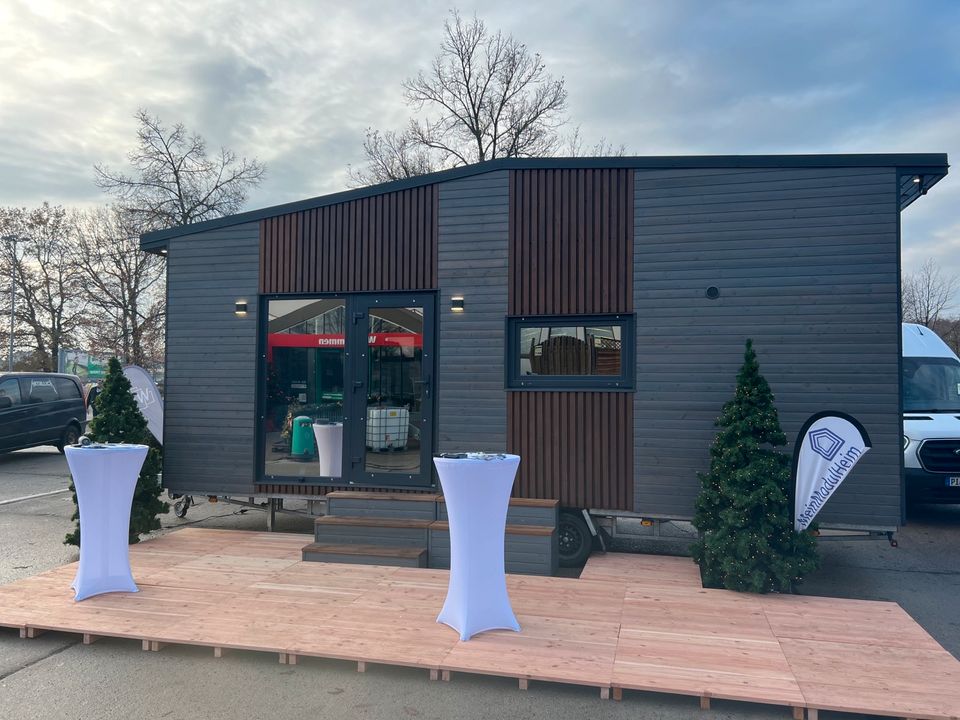 Tiny House beim BHG hagebaumarkt KAMENZ in Kamenz