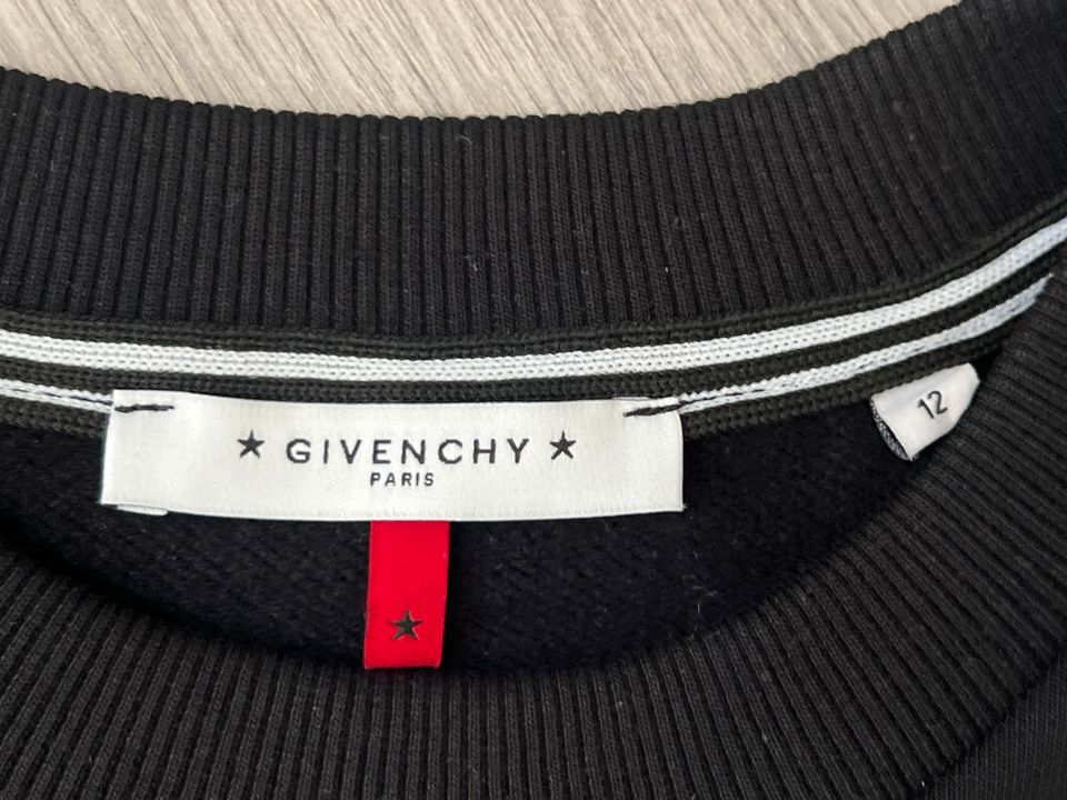 Givenchy Paris Pullover Neu Gr. 12 XS NP: 190€ Schwarz in Sinzheim