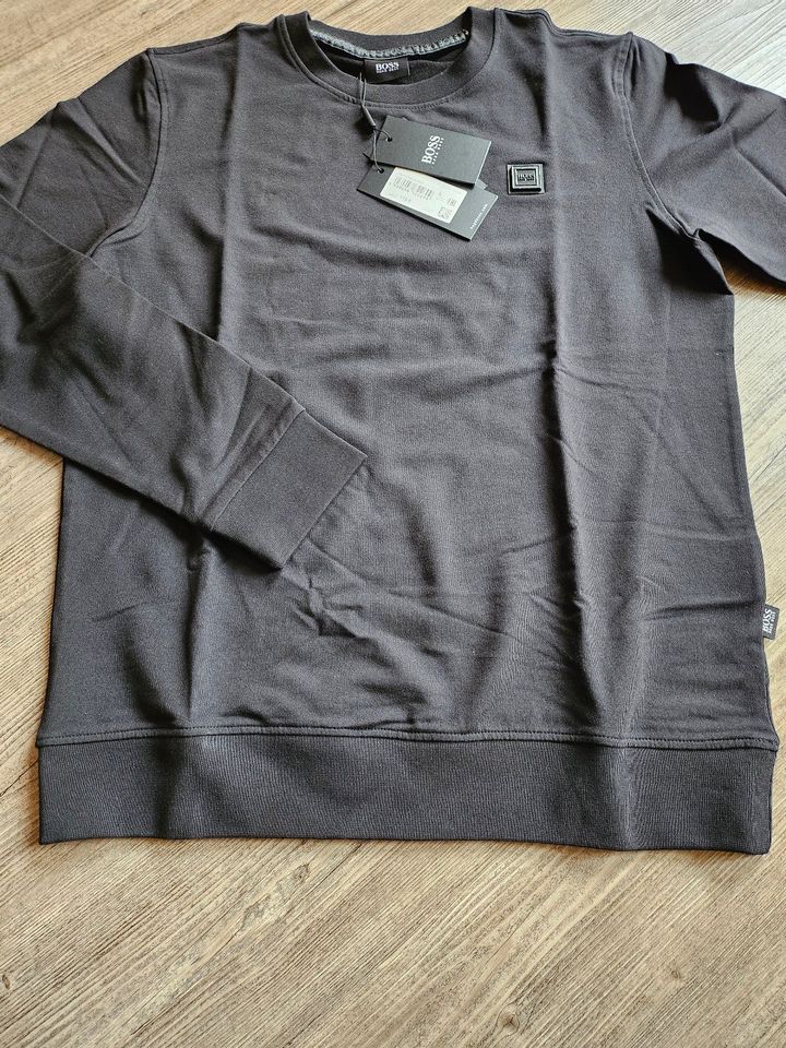 HUGO BOSS Herren Pulli/Sweat Gr.L Schwarz Neu mit Etikett ! in Burghausen