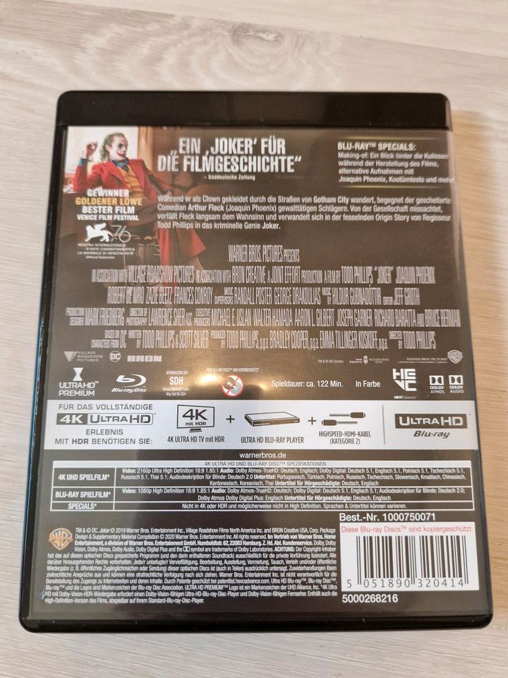 4K Ultra HD Film Joker Blu ray in Berlin