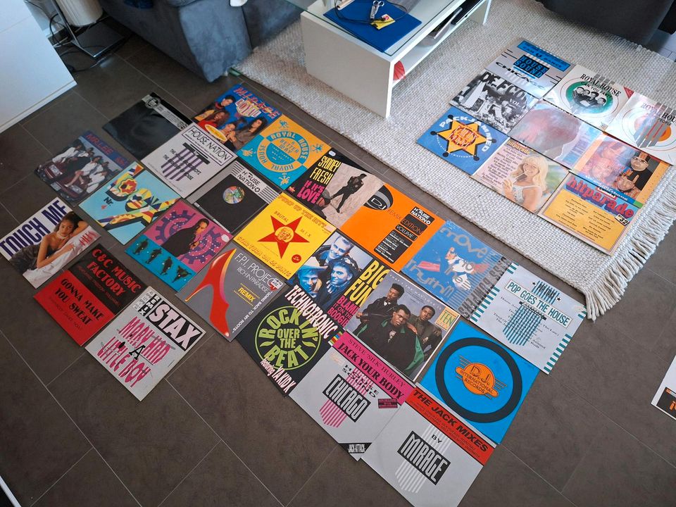 32 schallplatten bundel Elektro, hiphop, schlager in Seebad Heringsdorf