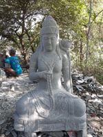 Skulptur Dewi Tara Buddha Steinskulptur Garten Statue Feng Shui Niedersachsen - Seevetal Vorschau