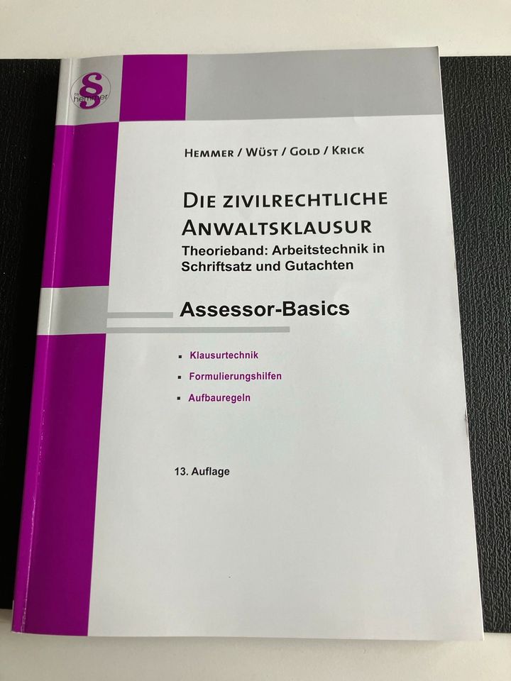 Hemmer „Die zivilrechtliche Anwaltsklausur“ in Bremen