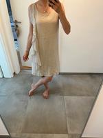 Antonelli Kleid beige Creme 36 s Cocktailkleid Sommerkleid Bayern - Kahl am Main Vorschau