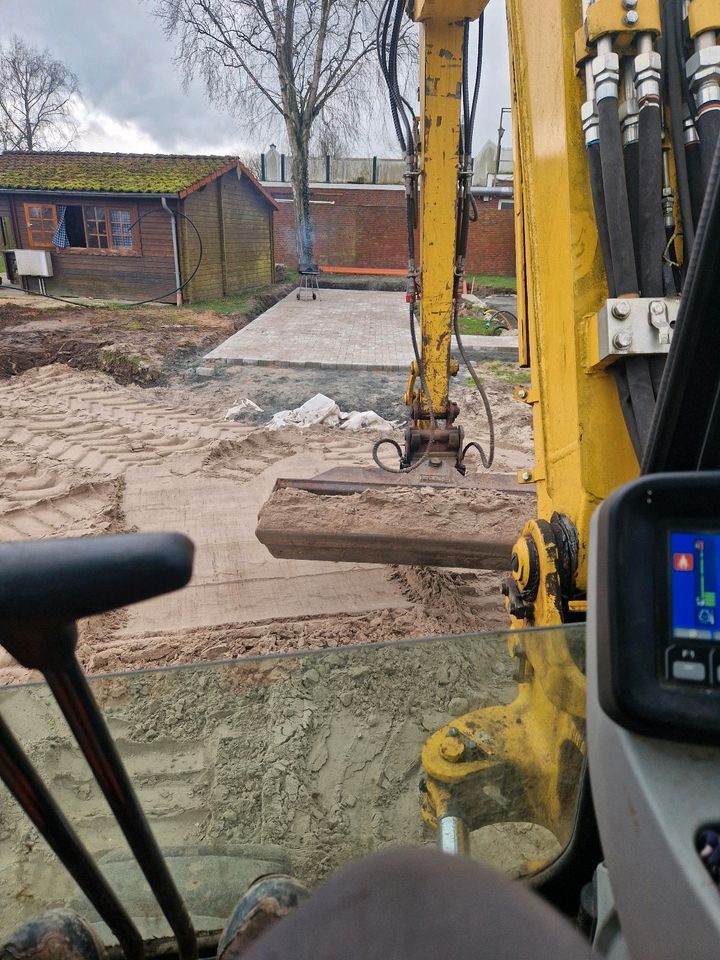 Bagger, Baggerarbeiten Erdarbeiten Lohnarbeiten in Wiesmoor