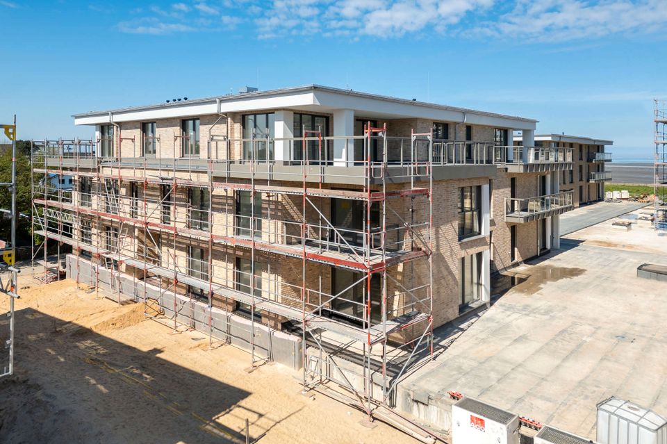 Duhnen: Ferienwohnung mit seitlichem Meerblick, Obj.7206 - Haus 2 WE 14 in Cuxhaven