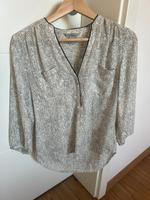 H&M Bluse Gr. 36 S fast neu Langarm weiß mit schwarzen Punkten Bayern - Michelau i. OFr. Vorschau