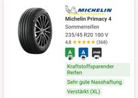 Sommerreifen Michelin Primacy 235/45/20 wie neu. Lindenthal - Köln Weiden Vorschau