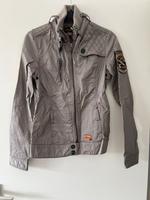 Khujo Jacke Lissy IV  Biker S taupe graige beige grau Top Zustand Hessen - Dietzenbach Vorschau