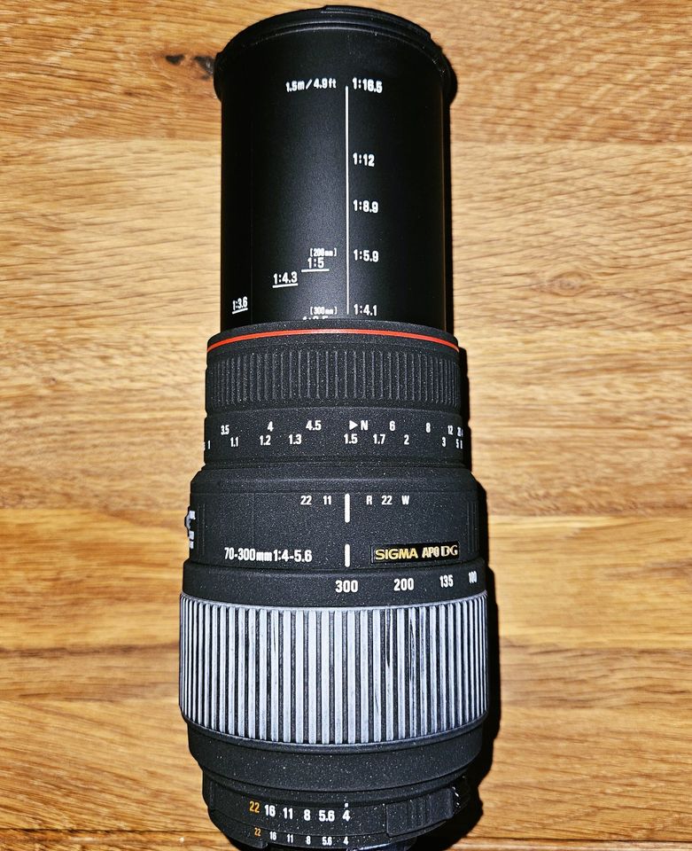 Sigma Objektiv 70-300mm APO DG Macro AF für Nikon ua in Bergisch Gladbach