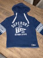 ❤️ Superdry, Hoodie, blau, Gr. S, kurze Form, wie Neu ❌ Niedersachsen - Wiesmoor Vorschau