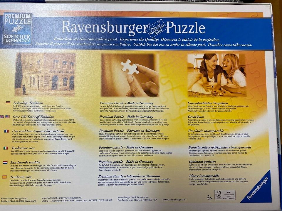 Ravensburger Puzzle - Wolfsrudel - 1000 Teile (1 Fehlteil) in Babenhausen