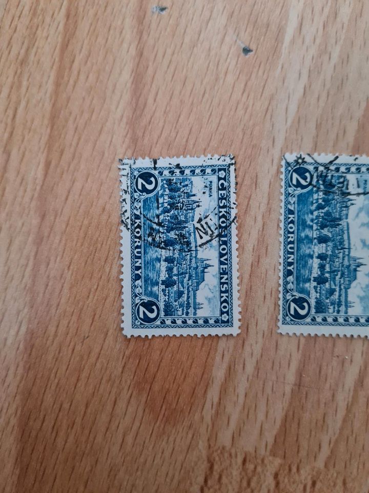 4st Briefmarke Praha ceskoslovensko koruny 2 selten in Siegen