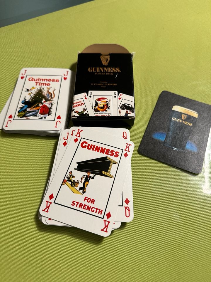 Guinness Poster Deck Spielkarten für Sammler in Kaiserslautern