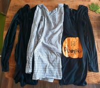 Umstandsshirt 42 XL Umstandstop Kürbis Halloween langarm schwarz Essen - Karnap Vorschau