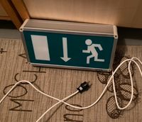 Notausgang Exit Schild mit Kabel Niedersachsen - Seevetal Vorschau