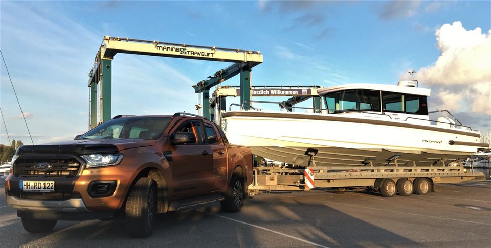 Bootstransport in Hamburg