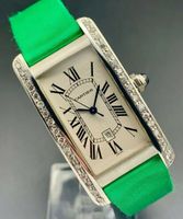 Cartier Tank Americaine 18k Weißgold *1726* Bayern - Ebersberg Vorschau