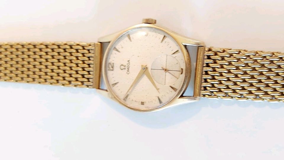 Omega 14K 585 Gold Kal. 265  Handaufzug Uhr Armbanduhr in Hamburg