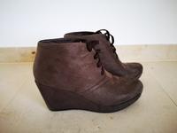 **s.Oliver; Keilabsatzschuhe; Damen; braun/taupe; Gr. 38; Leder** Bayern - Nördlingen Vorschau