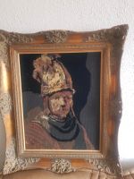 Stickbild Rembrandt "Mann mit dem Goldhelm" Rahmen mit Goldauflag Rheinland-Pfalz - Bann Vorschau