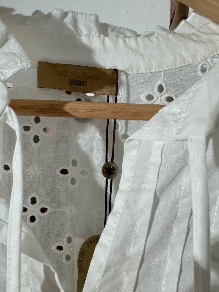 NEU True Standard Sommerkleid aus zertif. Baumwolle Weiß Gr 40 in Dornhan