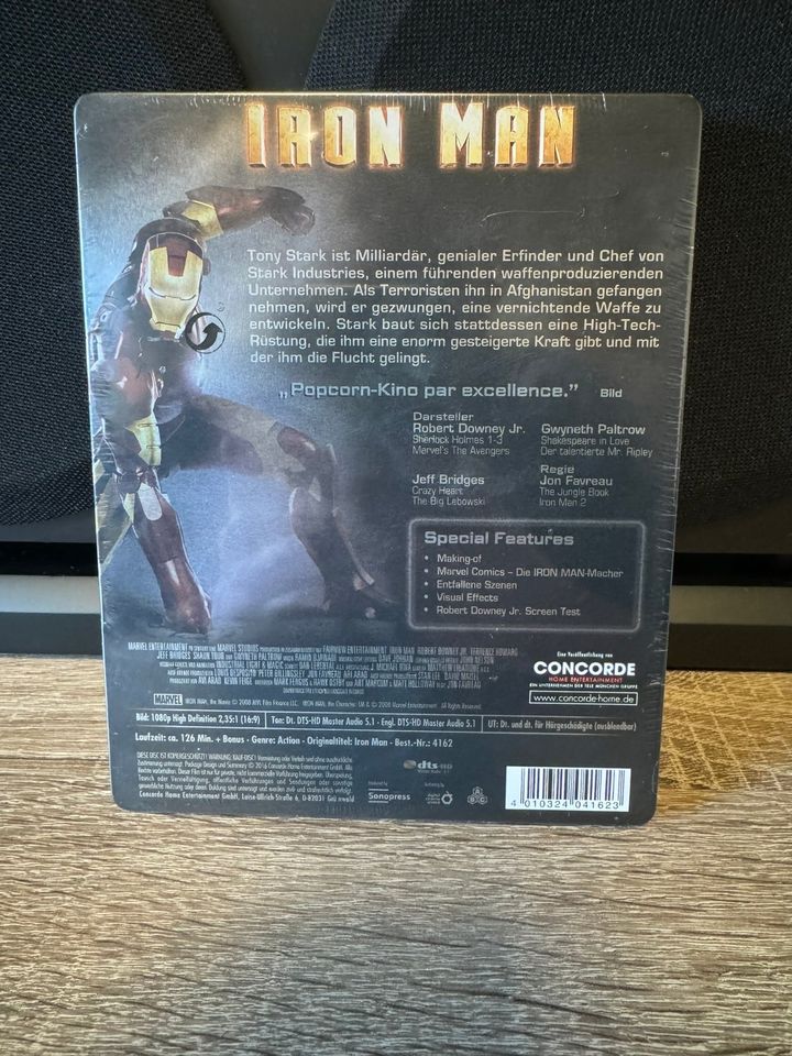 Marvel Iron Man 1 Versiegelt Neu MCU Steelbook in Haltern am See