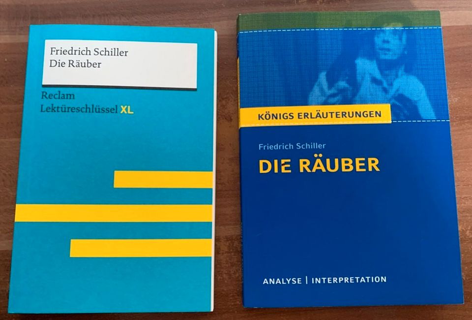 Die Räuber - F. v. Schiller Lektüreschlüssel&Königs Erläuterungen in Büchen