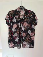 kurzarm Bluse Boho Blumen L 40 42 schwarz  floral NEU Brandenburg - Zossen Vorschau