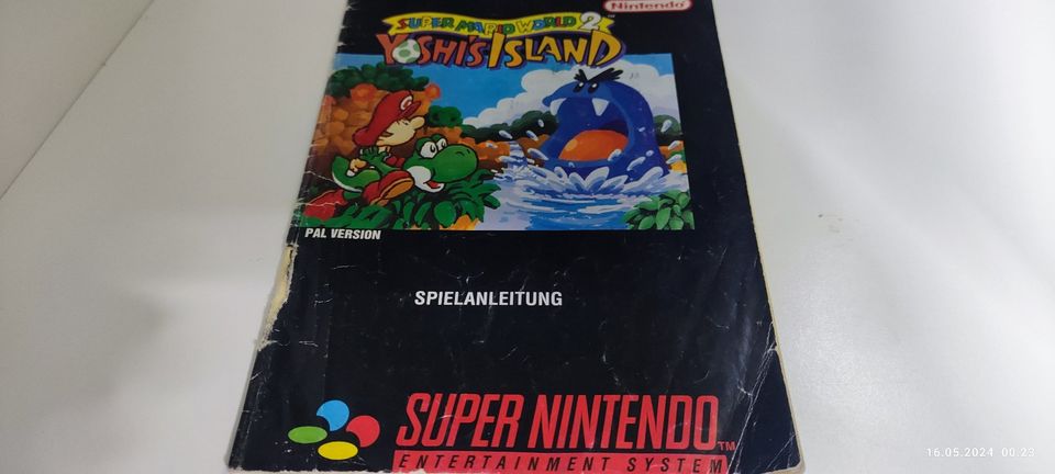  Super Mario World 2 • Yoshis Island • Spiel mit Anleitung  in Kirchardt