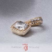 Pandora Gold Square Charm Bead Anhänger 585 14K 350180CZ Rheinland-Pfalz - Grünstadt Vorschau