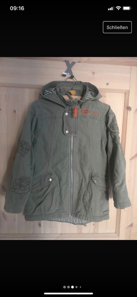 Cooler Parka Übergangsmantel Jacke lang von Exit in Herne