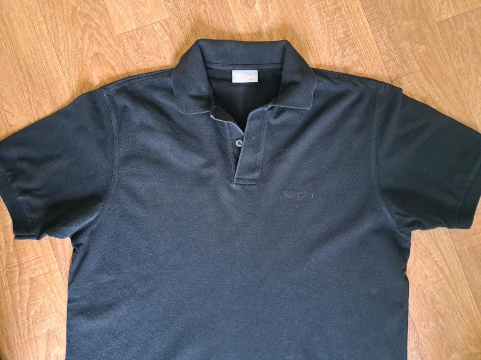 Hugo Boss Polo- Shirt Gr. XL schwarz Shirt in Isny im Allgäu