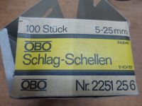 98 OBO Bettermann Schlag-Schellen 5-25mm Bayern - Bibertal Vorschau